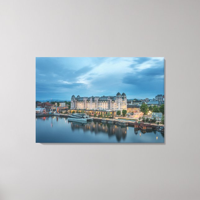 Norway Oslo Canvas Print (Front)