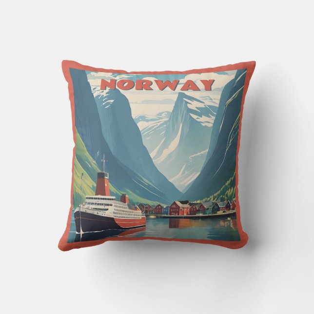 Norway Outdoor Pillow (Back)