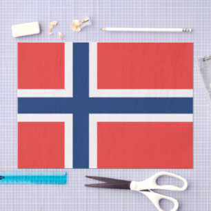 Norway paper tissue, Norwegian Flag tissue paper