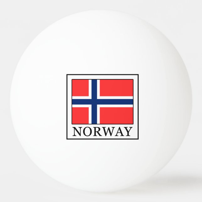Norway Ping Pong Ball (Front)