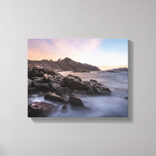 Norway Seascape Photo Canvas Print