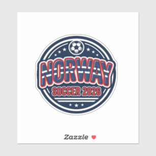 Norway Soccer 2026 Soccer Bold Country Typography 
