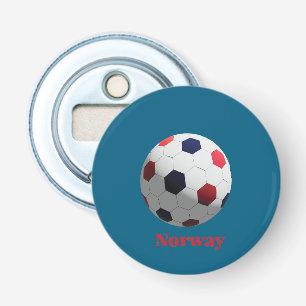 Norway Soccer Bottle Opener