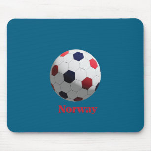Norway Soccer Mouse Pad