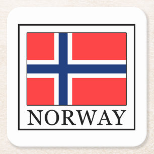 Norway Square Paper Coaster