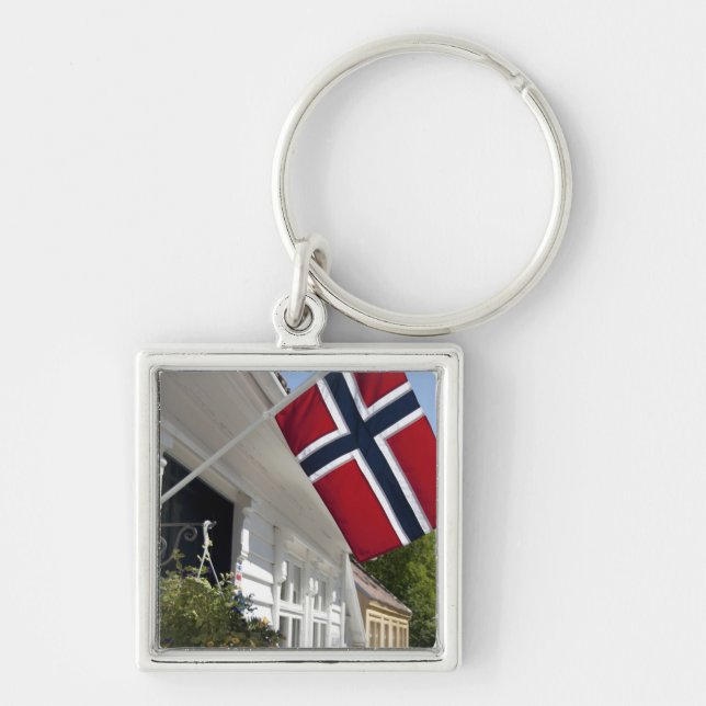 Norway, Stavanger. Historic downtown views. Keychain (Front)