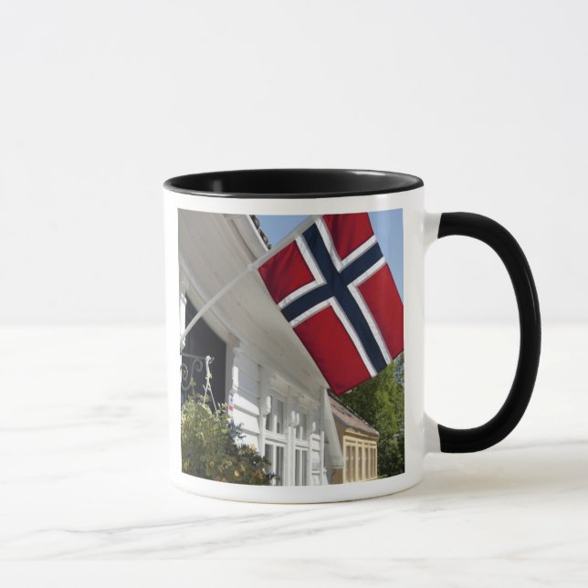 Norway, Stavanger. Historic downtown views. Mug (Right)
