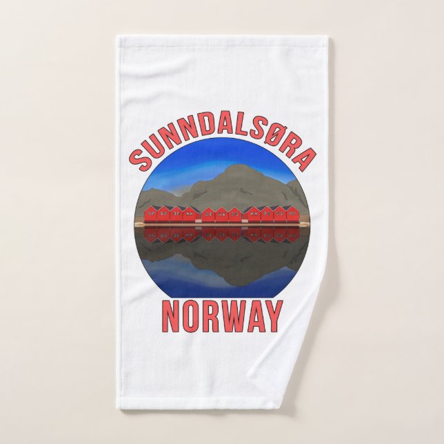 Norway Sunndalsøra Travel Norwegian Hand Towel (Hand Towel)