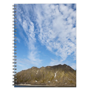 Norway, Svalbard, Clouds above steep cliffs Notebook