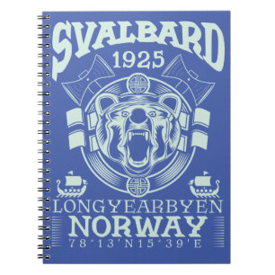 NORWAY SVALBARD LONGYEARBYEN - POLAR BEAR NOTEBOOK