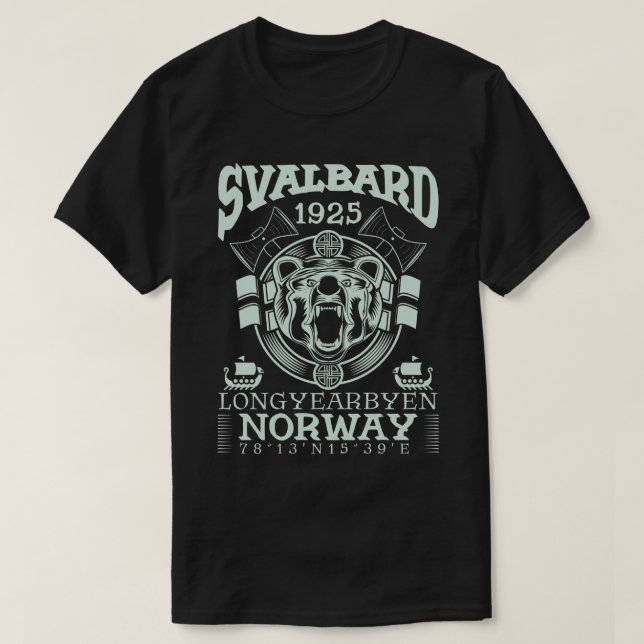 NORWAY SVALBARD LONGYEARBYEN - POLAR BEAR T-Shirt (Design Front)