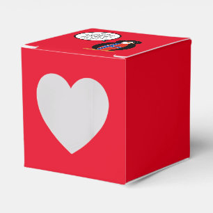 Norway Talking Ms Penguin Personalized Favor Box
