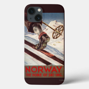 Norway - The Home of Skiing iPhone 13 Case