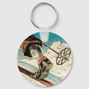 Norway ~ The Home of Skiing Keychain