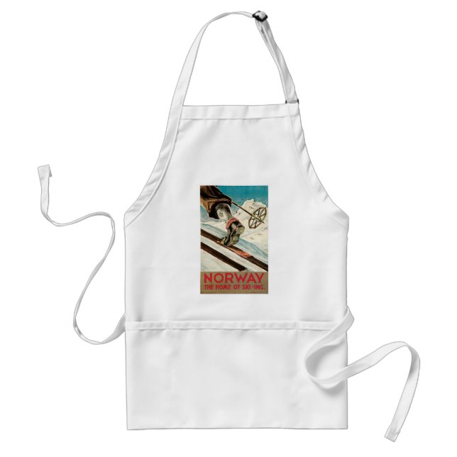Norway ~ The Home of Skiing Standard Apron (Front)