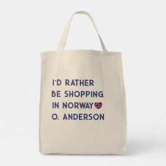 Norway Travel Gift Custom Tote Bag