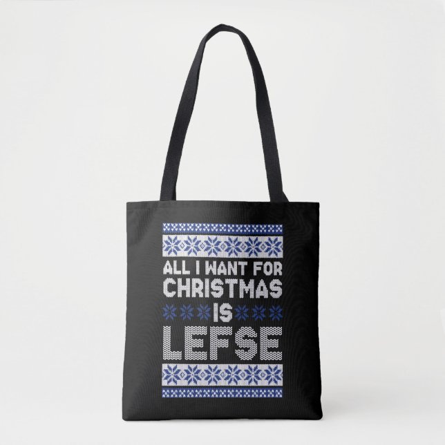 Norway Ugly Christmas Tote Bag (Front)