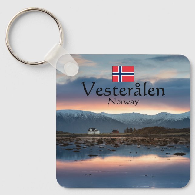 Norway Vesteralen Souvenir Keychain (Front)