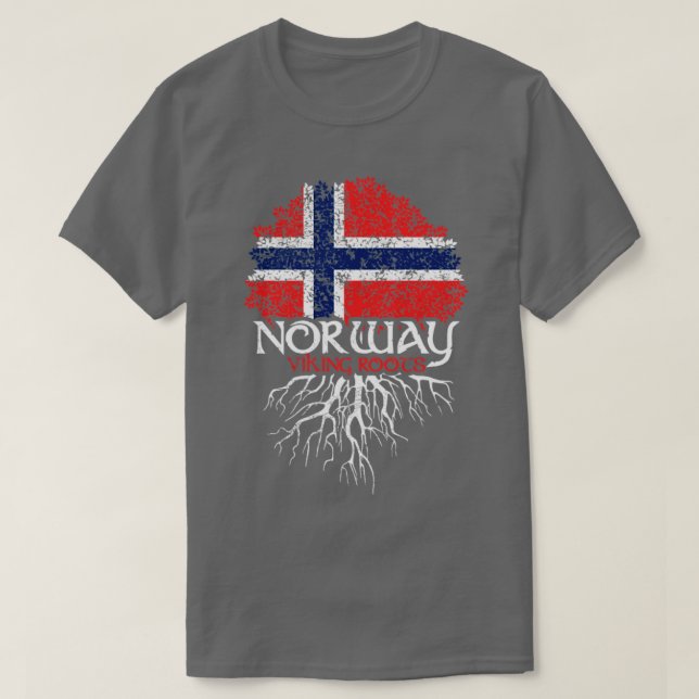Norway Viking Roots T-Shirt (Design Front)
