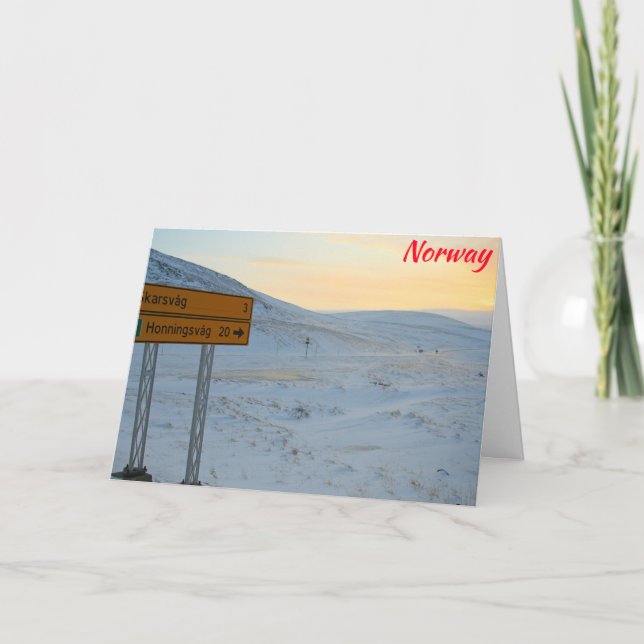 Norway winter card (Front)