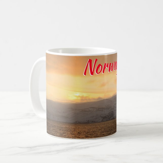 Norway winter coast coffee mug (Front Left)