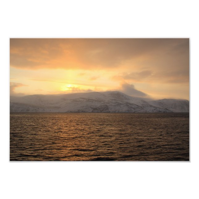 Norway winter coast photo print (Front)