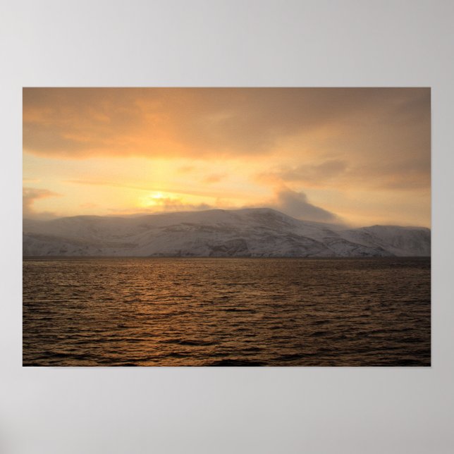 Norway winter coast poster (Front)