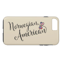 Norwegian American Entwined Hearts Cell Phone Case