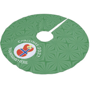 Norwegian Angel Christmas Flag Personalized  Brushed Polyester Tree Skirt