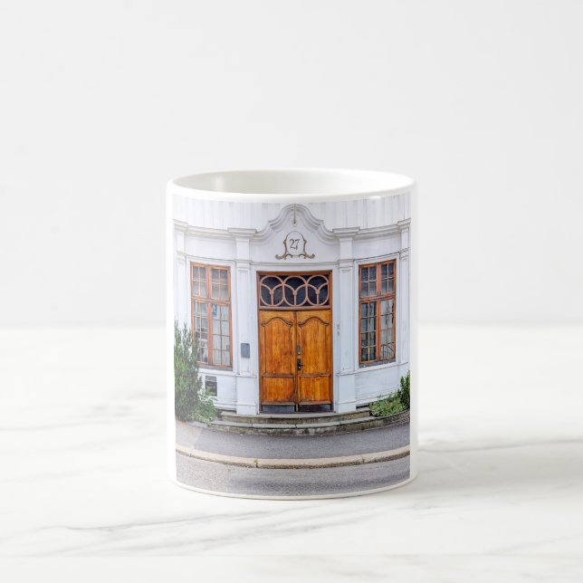 Norwegian Art Nouveau Door Coffee Mug (Center)