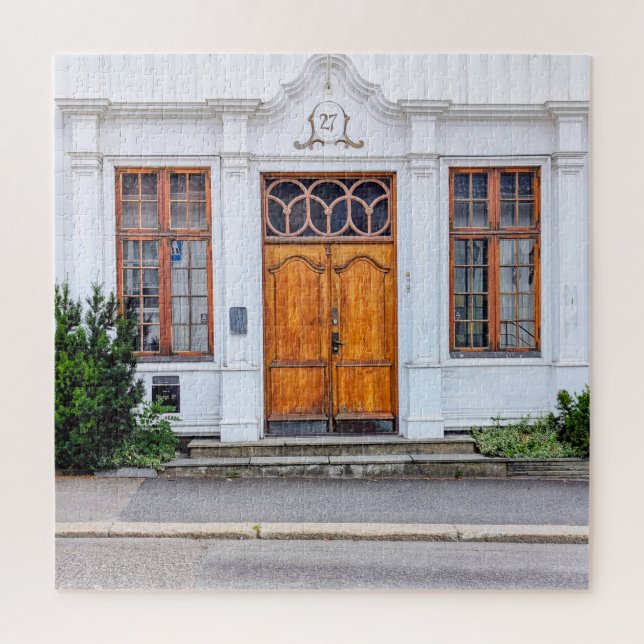 Norwegian Art Nouveau Door Jigsaw Puzzle (Vertical)