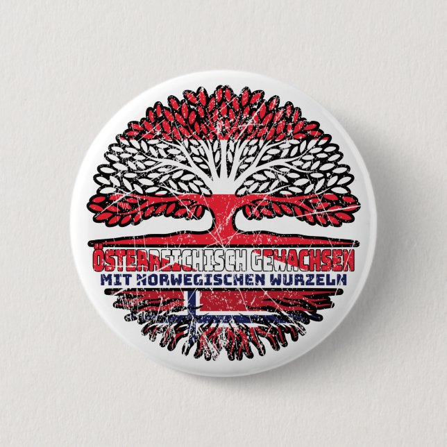 Norwegian Austrian Baum 2 Inch Round Button (Front)