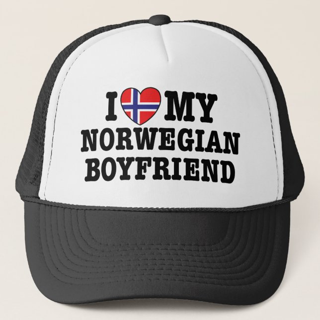 Norwegian Boyfriend Trucker Hat (Front)