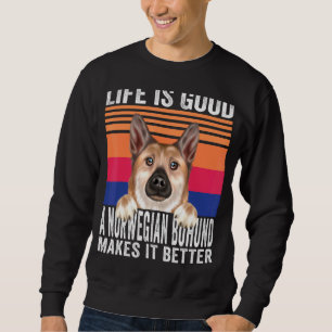 Norwegian Buhunds Makes Your Life Good Vintage Sweatshirt