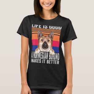 Norwegian Buhunds Makes Your Life Good Vintage T-Shirt
