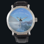 Norwegian Celebrations Watch<br><div class="desc">A Norwegian landscape from Skolden,  with its stunning scenery,  rugged terrain,  and dramatic fjords,  featuring a cruise ship amidst the clouds for a wedding momentum</div>