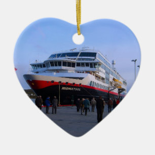 Norwegian cruise ship ceramic ornament
