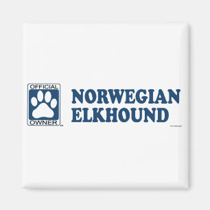 Norwegian Elkhound Blue Magnet