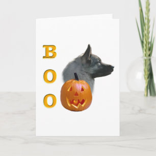 Norwegian Elkhound Boo Card