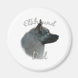 Norwegian Elkhound Dad 2 Magnet