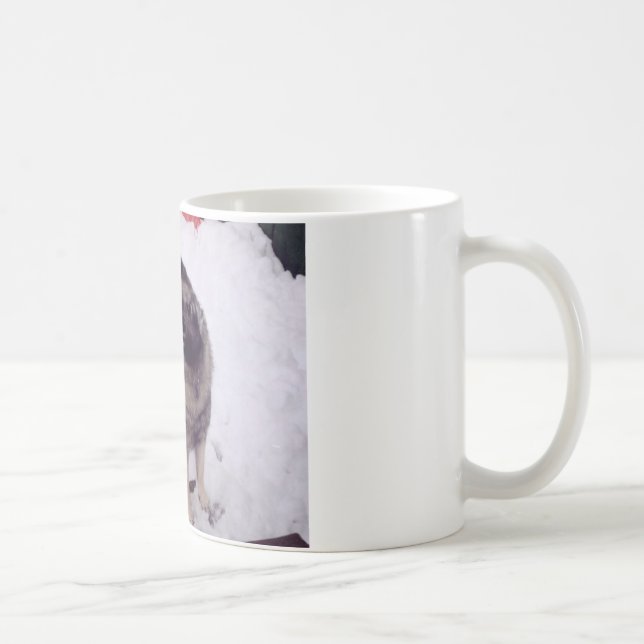 Norwegian_Elkhound_full 2 Coffee Mug (Right)