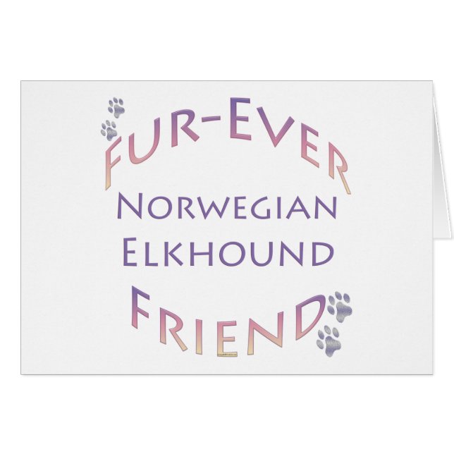 Norwegian Elkhound Furever (Front Horizontal)