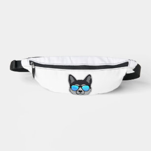 Norwegian Elkhound in Cool Sunglasses Classic T-Sh Fanny Pack