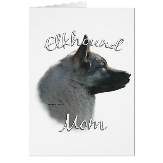 Norwegian Elkhound Mom 2 (Front)