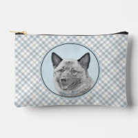 Norwegian Elkhound Painting Cute Original Dog Art