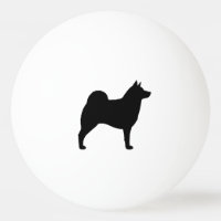 Norwegian Elkhound Silhouette