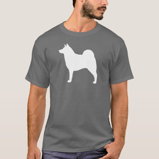 Norwegian Elkhound Silhouette T-Shirt