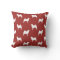 Norwegian Elkhound Silhouettes Pattern Red