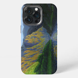 Norwegian fjord approaching sunset iPhone 13 pro case