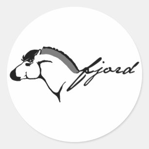 Norwegian Fjord Classic Round Sticker
